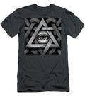 Eye Within a Geometric Structure Pierre Blanchard T-Shirt