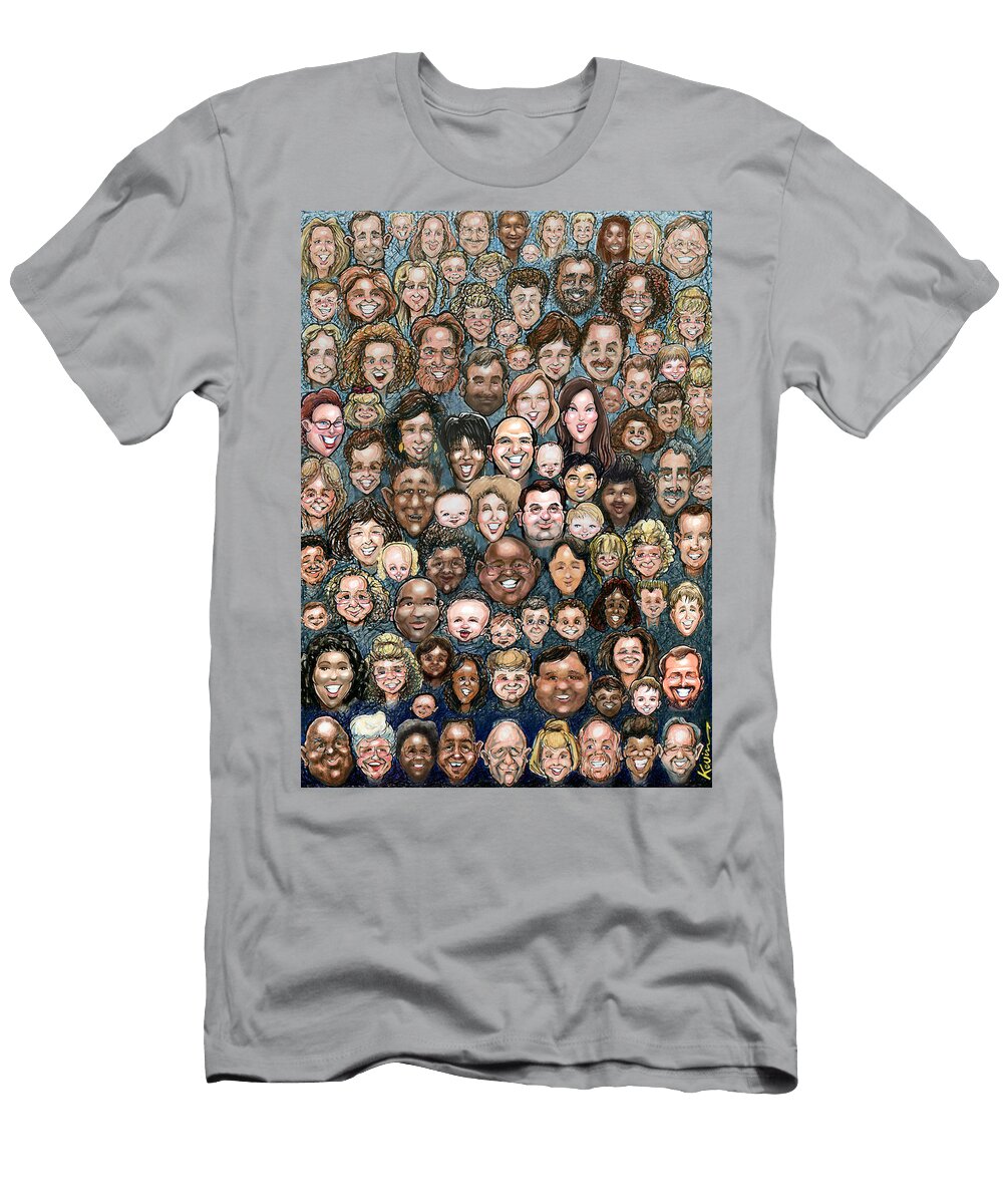 Faces of Humanity Kevin Middleton T-Shirt