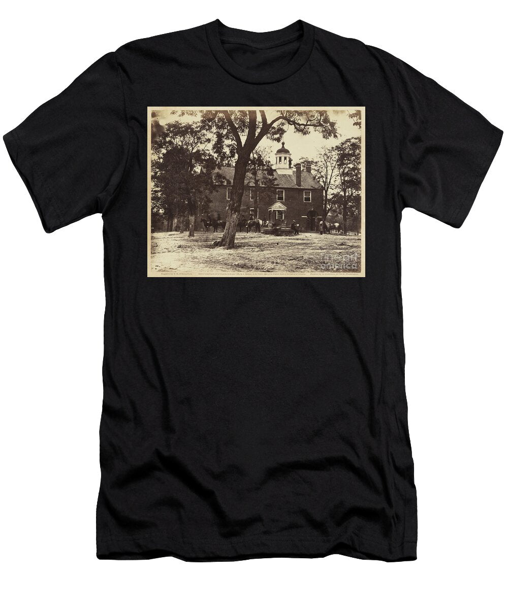 Fairfax Court House Virginia June 1863 Albumen Print Mounted on Wove Paper Timothy Osullivan T-Shirt