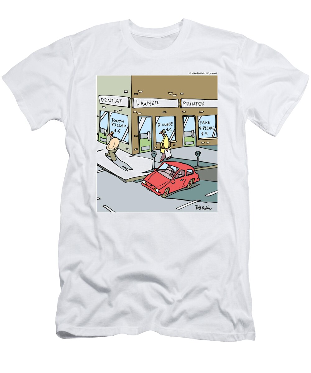 Fake Diplomas Mike Baldwin No Index T-Shirt
