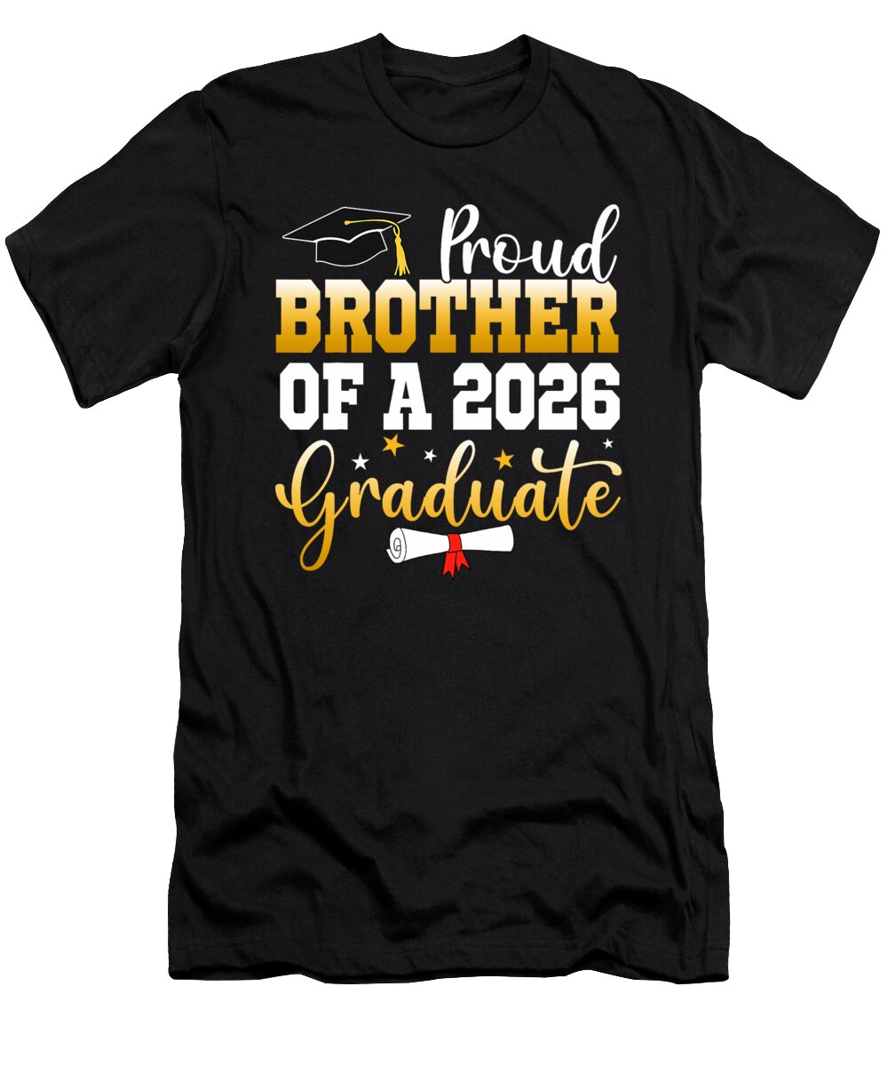Family Graduation Party Proud Brother of a 2026 Coami Tacti T-Shirt