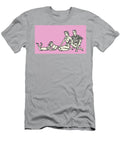 Family of Three Listening to Girl Read Csa Images T-Shirt