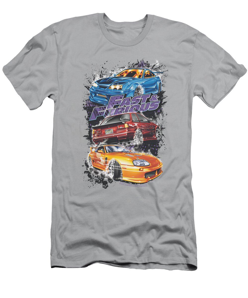 Fast and the Furious Smokin Street Cars Brand a T-Shirt