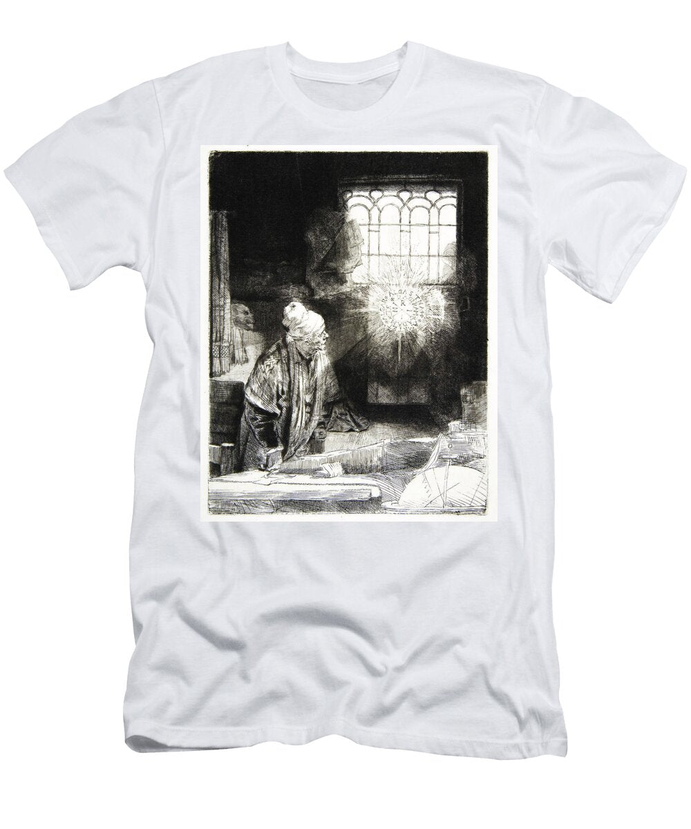 Faust By Rembrandt 1652 Orca Art Gallery T-Shirt