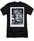 Faust in His Study From Goethes Faust 1828 Illustration Bw Photo of Lithograph Ferdinand Victor Eugene Delacroix T-Shirt