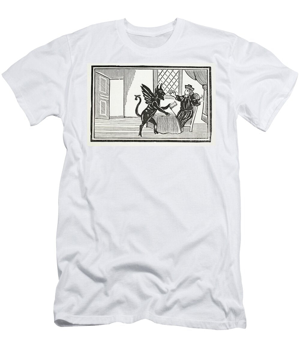 Faustus Warned By the Spirit to Expect His End English School T-Shirt