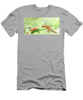 Female Red Squirrel Carrying a Load of Tomatos and Titmouse Geert Weggen T-Shirt