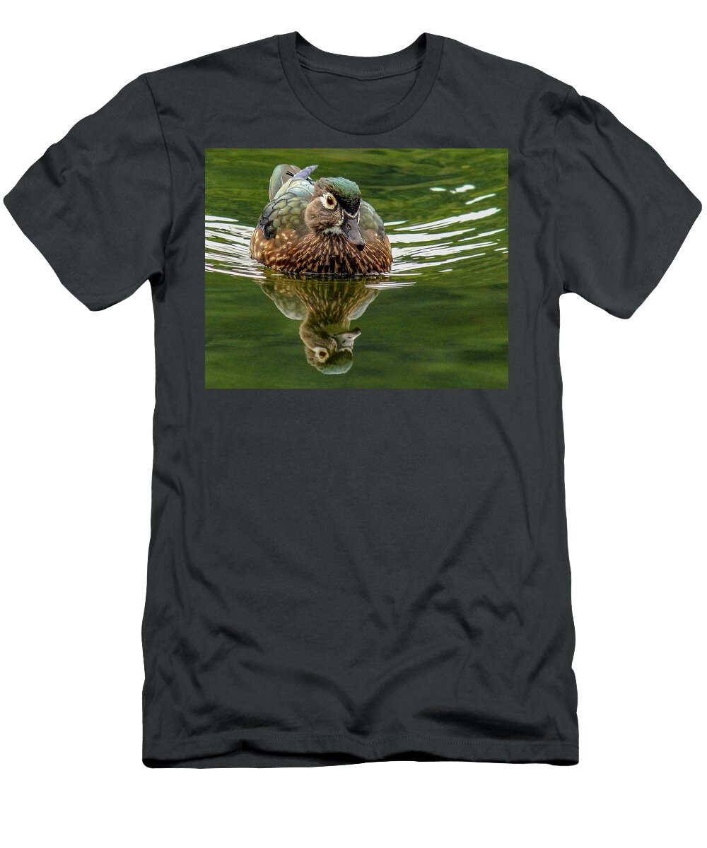 Female Wood Duck Jean Noren T-Shirt