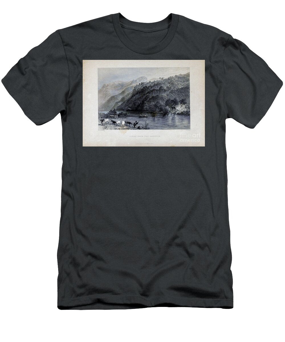 Ferry Over the Orontes River Y1 Historic Illustrations T-Shirt