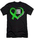Fight the Stigma Mental Health Disease Awareness Green Heart Ribbon Depression Anxiety Warrior Gift Sifou Store T-Shirt