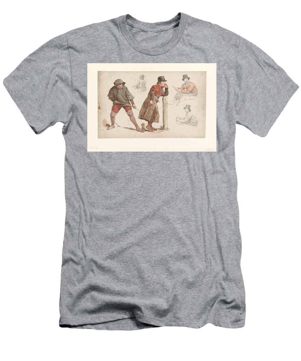 Figure Studies Jan Weissenbruch 1832 1880 Jan Weissenbruch T-Shirt