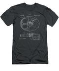 Film Reel Patent Vintage Retro Filmmaker Gift Movie Alfiex Elish T-Shirt