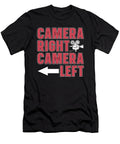 Filmmaking Camera Right Camera Left Film Director Tshirtconcepts Marvin Poppe T-Shirt