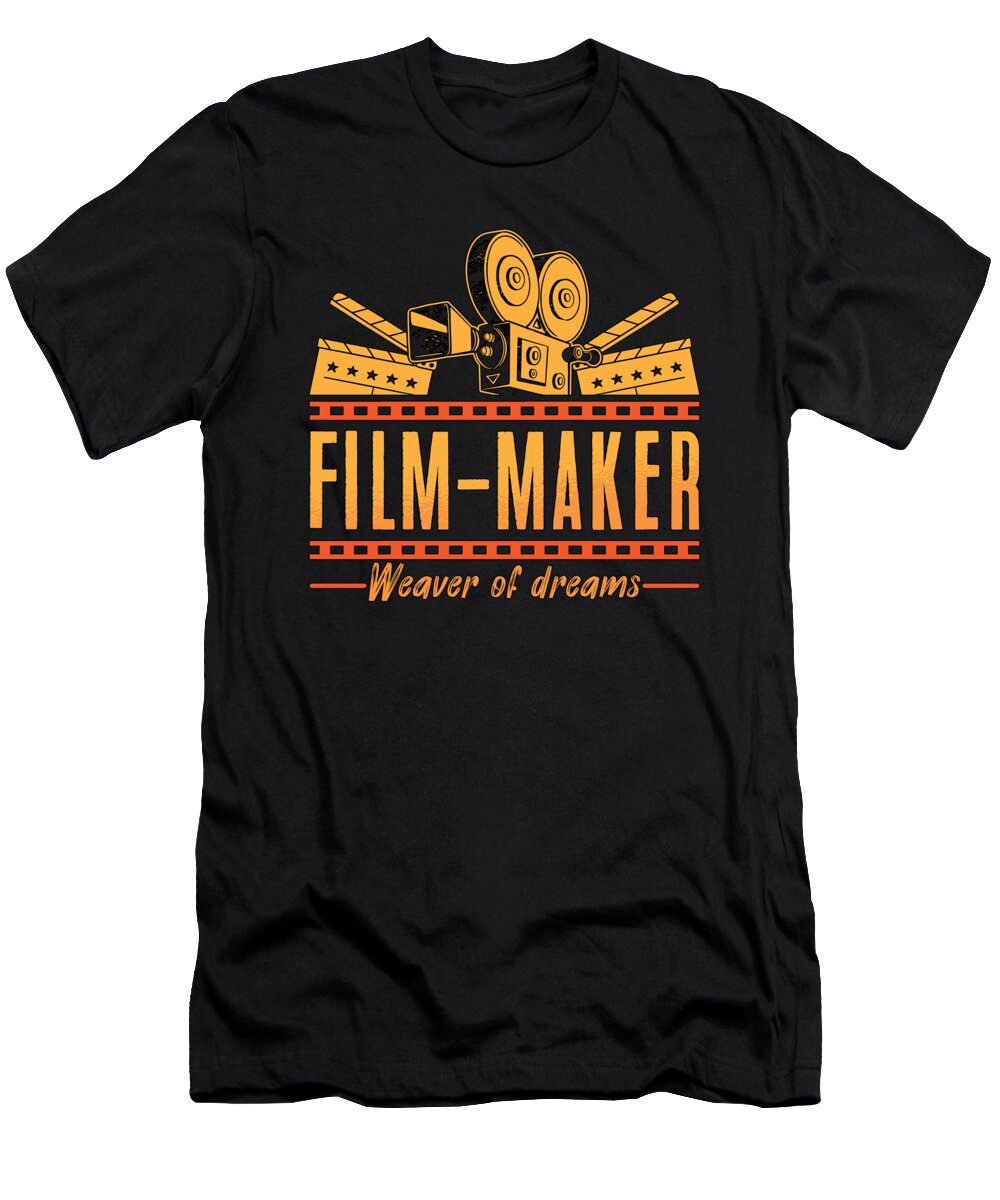 Filmmaking Film Maker Weaver of Dreams Film Cinema Tshirtconcepts Marvin Poppe T-Shirt