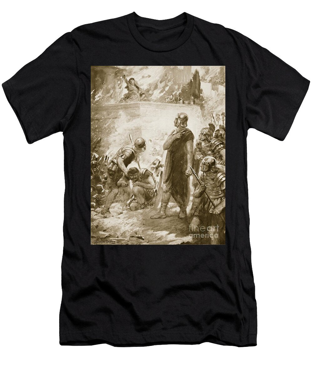 Final Destruction of Carthage By the Romans Robert Ambrose Dudley T-Shirt