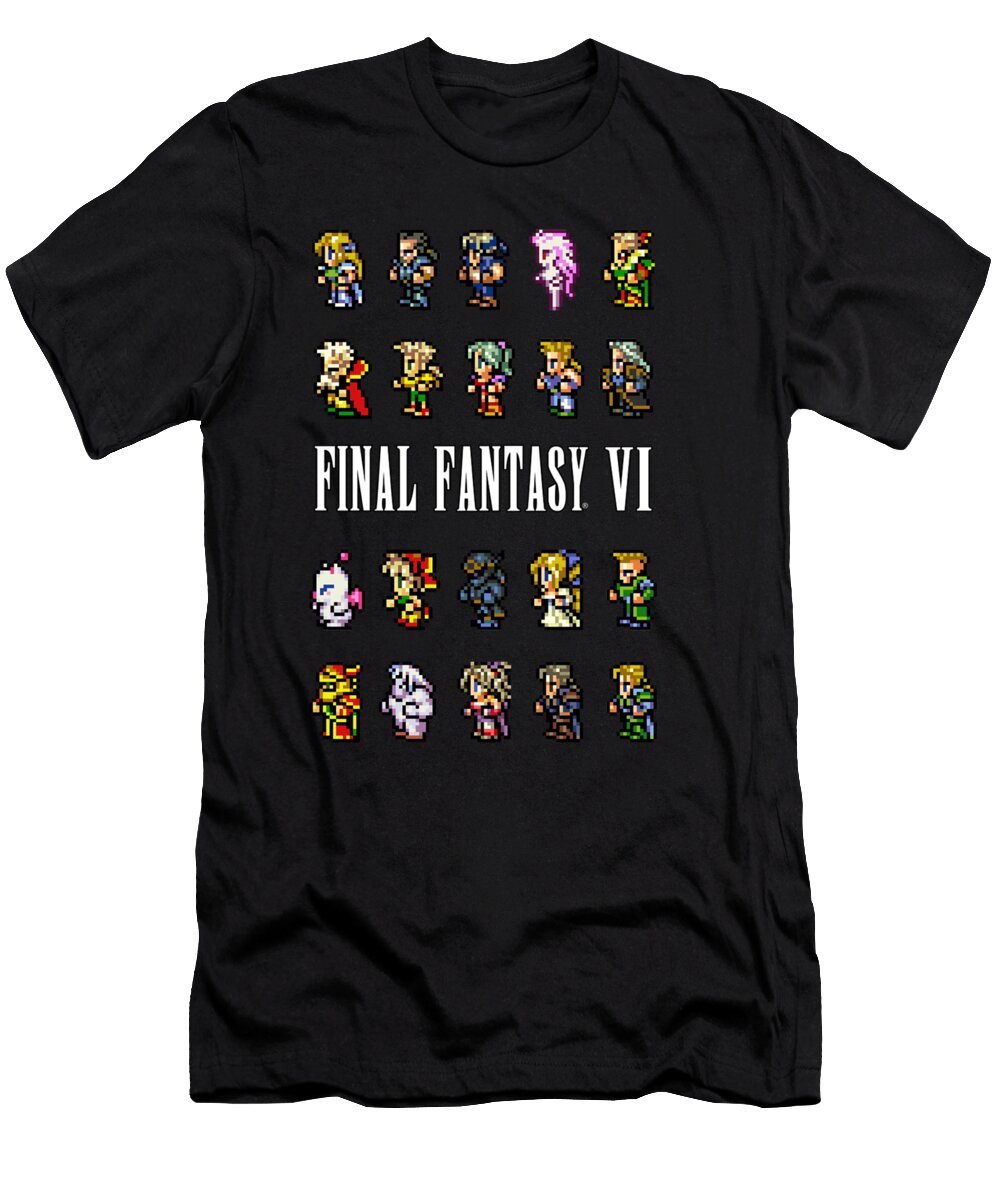 Final Fantasy 6 Vi Sprites Pixel Sprite Mariah Ziemann T-Shirt