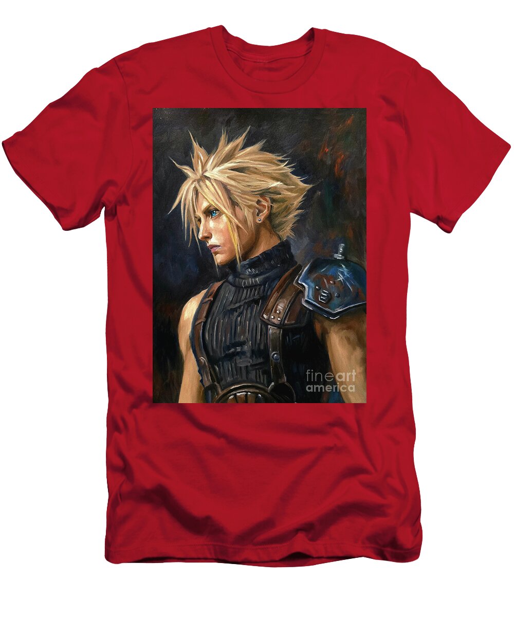 Final Fantasy Vii Cloud Portrait Raiart89 T-Shirt