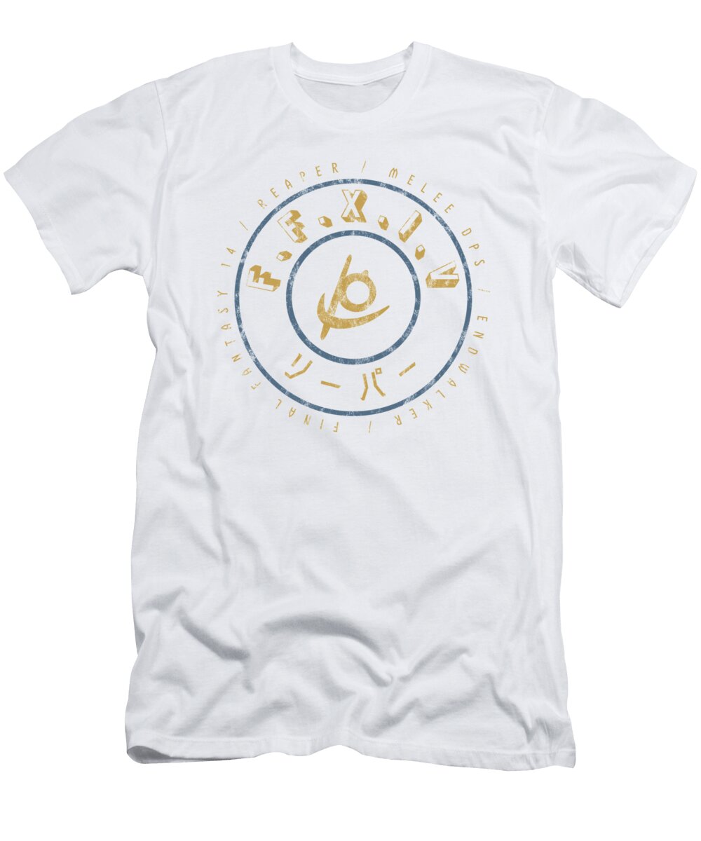 Final Fantasy Xiv Reaper Endwalker Family Retro Max Davies T-Shirt
