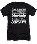 Final Inspector Sarcasm Job Gift Item Shi Hu Kang T-Shirt