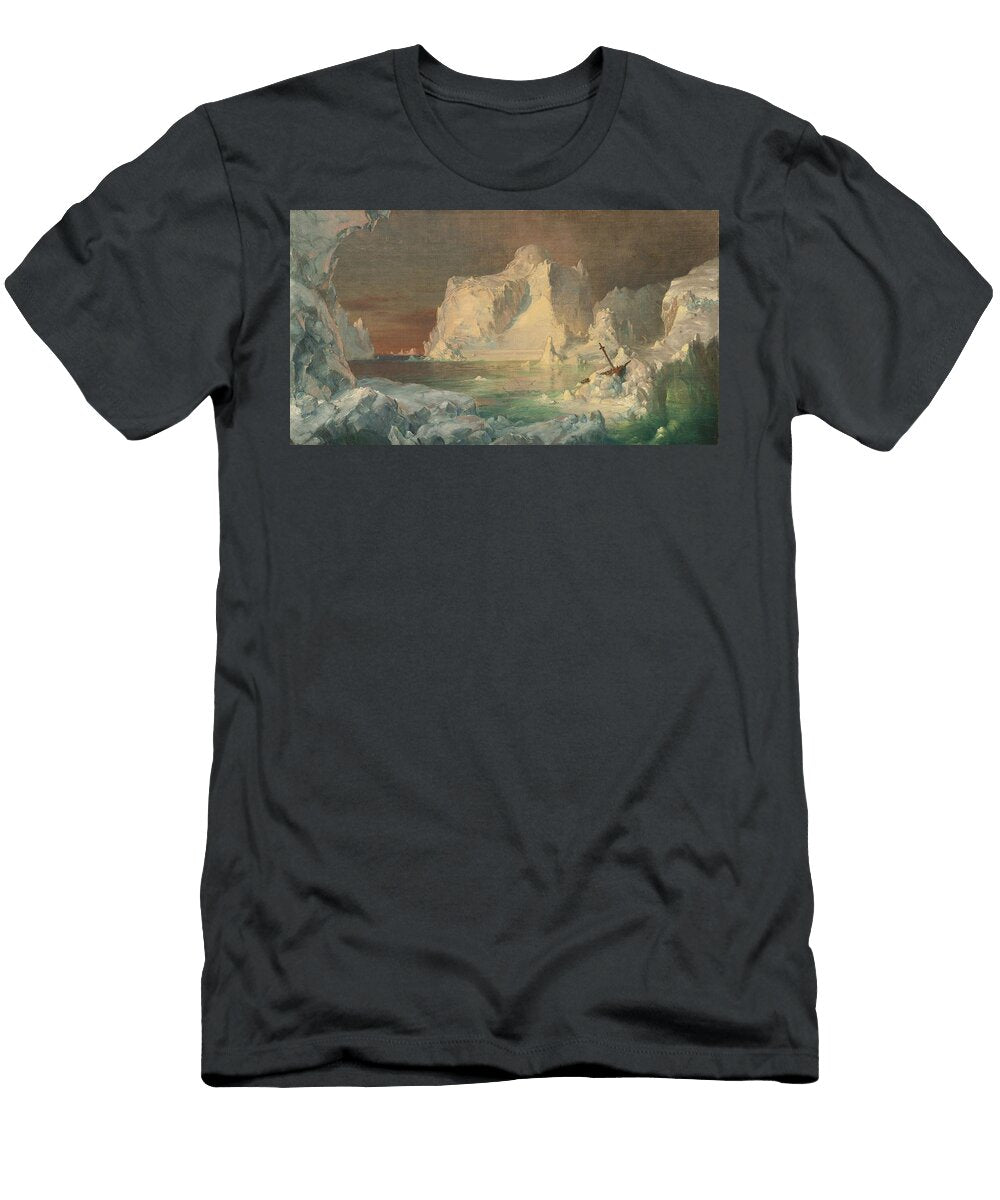 Final Study for the Icebergs Frederic Edwin Church T-Shirt