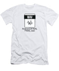 Final Wav File Funny Music Producers Vintage Johnson Reece T-Shirt