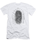Fingerprint Diagram 1940 Science Source T-Shirt