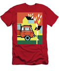 Firetruck and House on Fire Csa Images T-Shirt