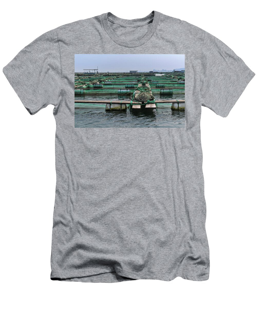 Fish and Mussel Farm Zhifu Island Shandong Province Magnus Lundgren Wild Wonders of China Natureplcom T-Shirt