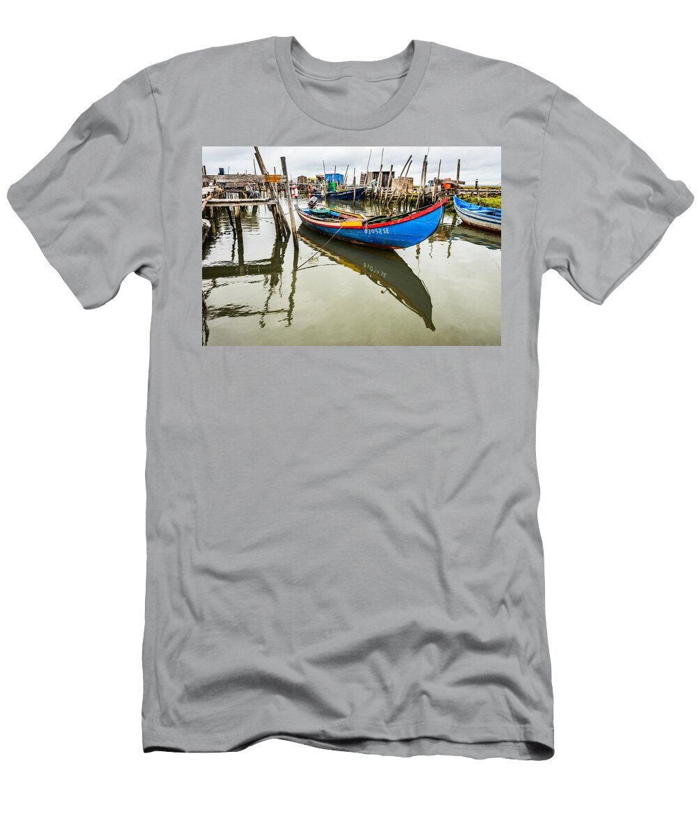 Fishing Boat At the Dock Marco Oliveira T-Shirt