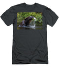 Fishing Grizzly Wes and Dotty Weber T-Shirt