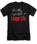 Fitness Addict Gift Healthy Lifestyle Longer Life Kanig Designs T-Shirt