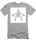 Fitness Athlete Lifting Kettlebell Doodle Art Aloysius Patrimonio T-Shirt