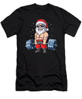Fitness Christmas Santa Deadlift Gym Xmas Men Gifts Alysha Dach T-Shirt