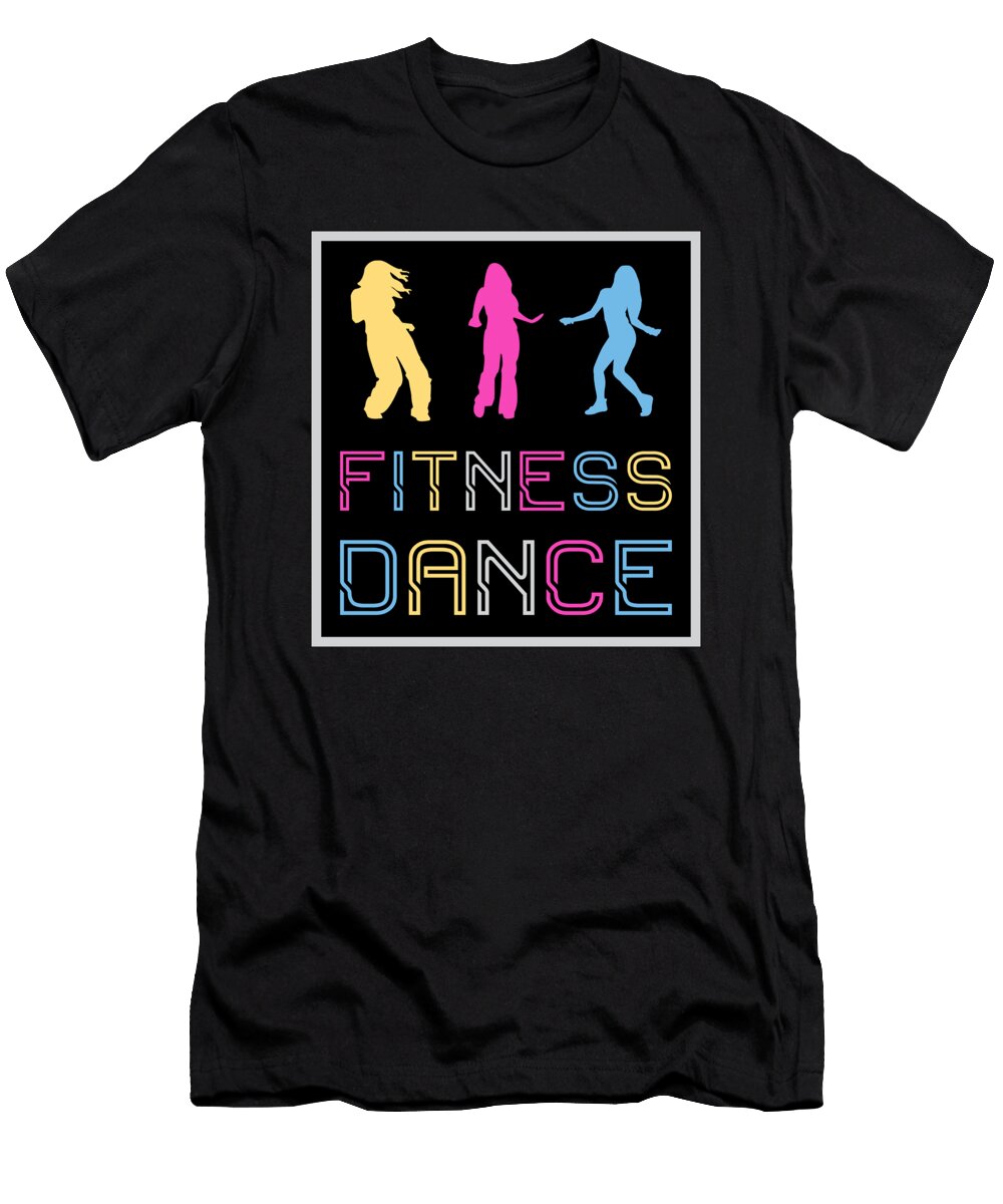 Fitness Dance Gym Dancing Workout Sport Gift Idea Tshirtconcepts Marvin Poppe T-Shirt
