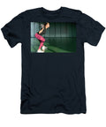 Fitness Sport Powerlifting and People Concept Sporty Woman Exercising with Barbell in Gym Maria Kray T-Shirt