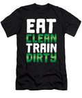 Fitness Trainer Gift Eat Clean Train Dirty Gym Rat Kanig Designs T-Shirt