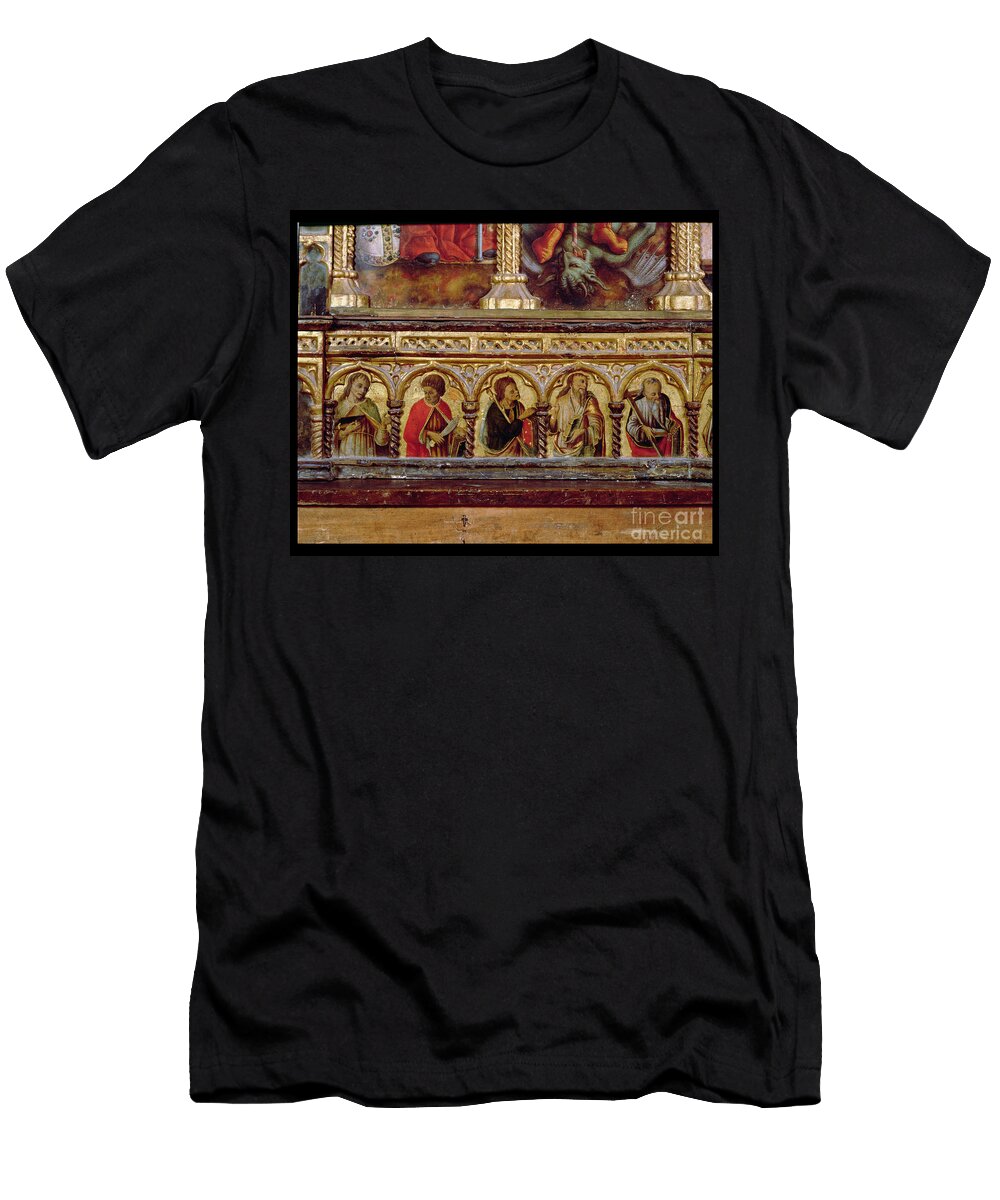 Five Apostles From the Predella of the San Martino Polyptych Carlo Crivelli T-Shirt