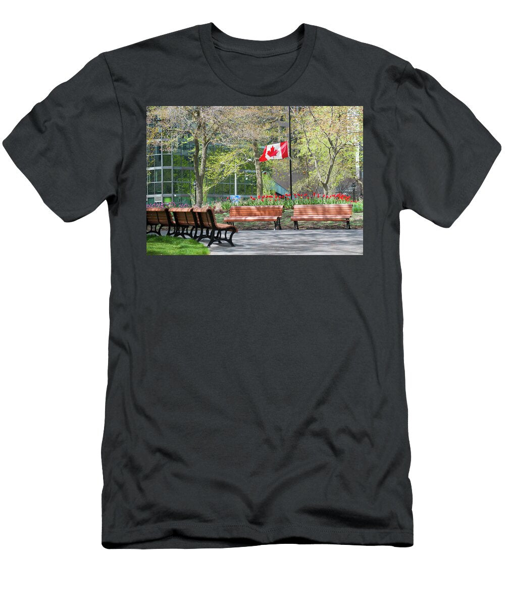 Flag of Canada At Half Mast Dennis Ludlow T-Shirt