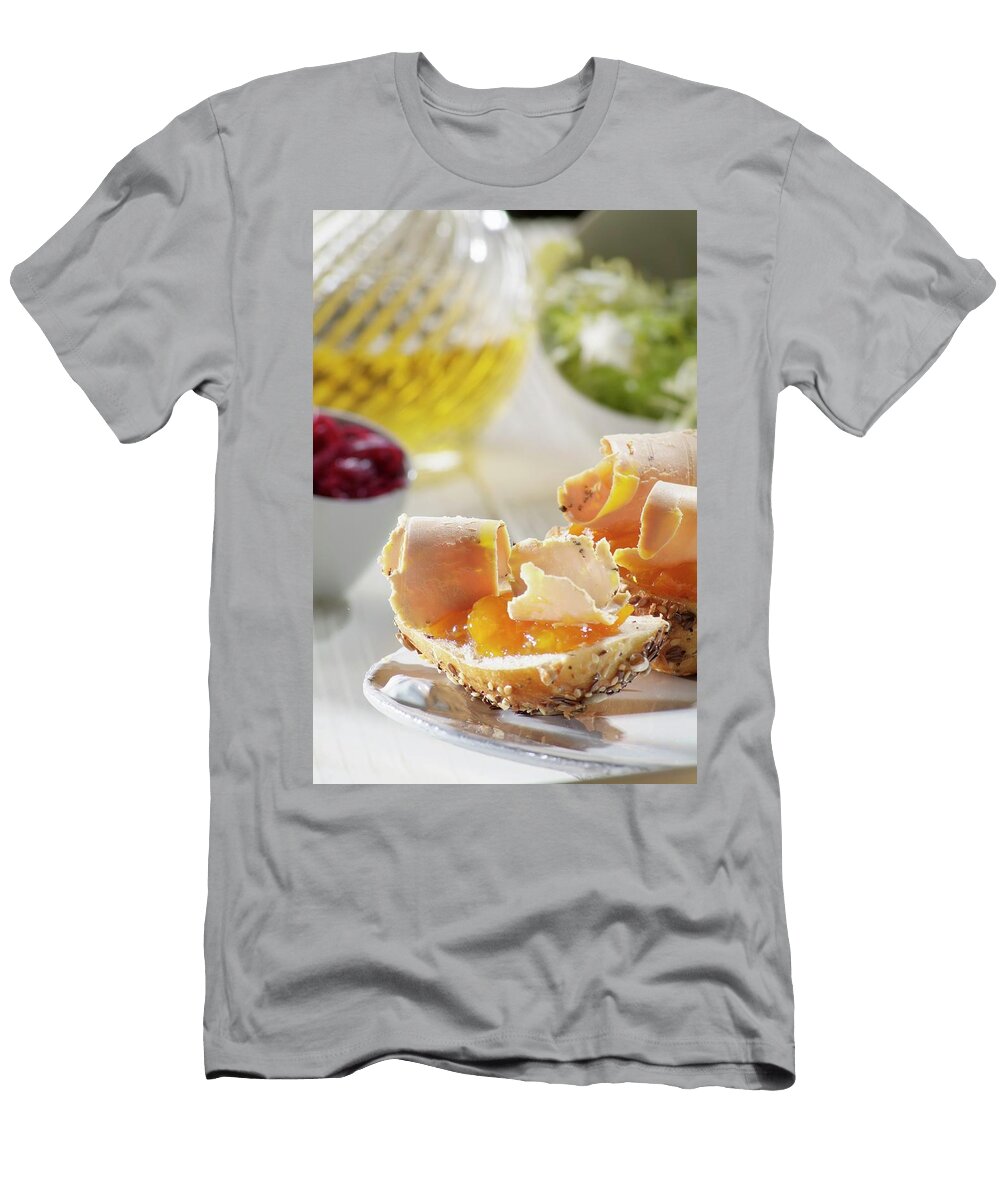 Flakes of Foie Gras and Apricot Jam on Bread Muriot T-Shirt