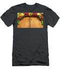 Floral Arrangement on Wood Thp Creative T-Shirt