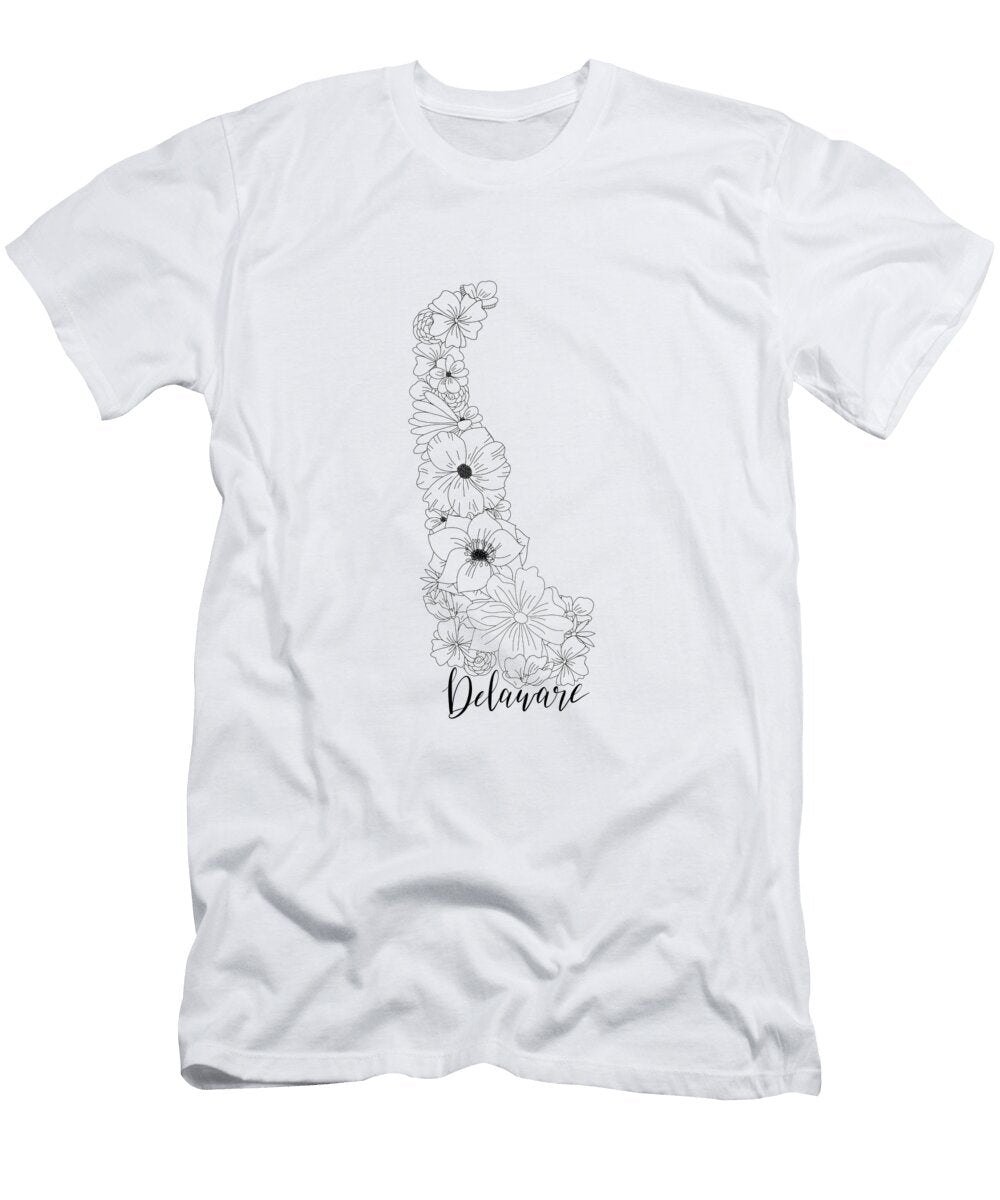 Floral Delaware Evie Eddins T-Shirt