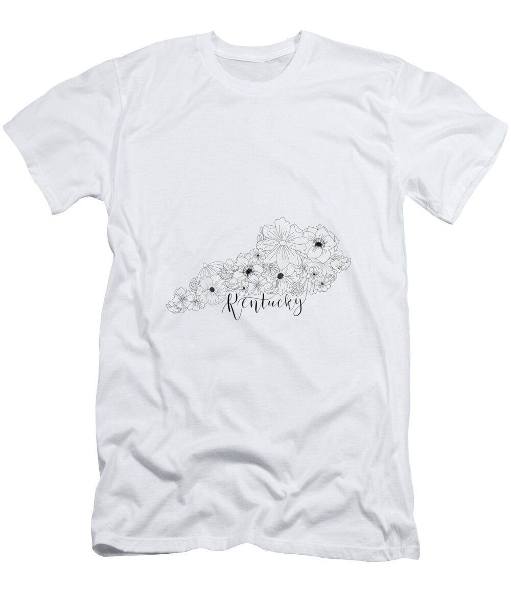 Floral Kentucky Evie Eddins T-Shirt