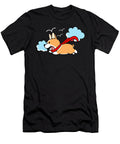 Flying Pembroke Welsh Corgi Dog Owner Pet Sky Gift Thomas Larch T-Shirt