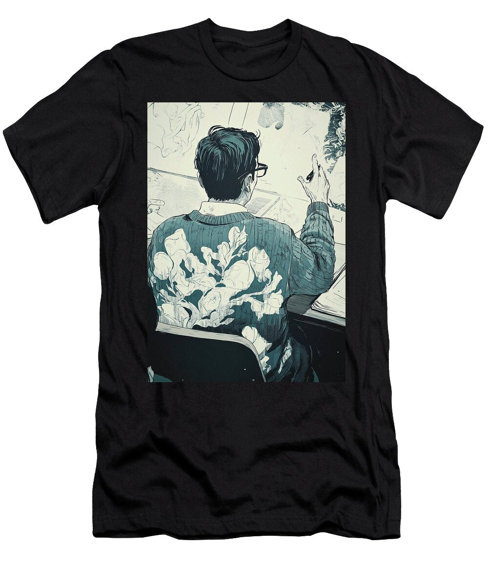 Focused Artist At Work Rhys Jacobson T-Shirt