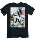 Football Art Seattle Seahawks Player Dk Metcalf Dkmetcalf Dk Metcalf Wrenn Huber T-Shirt