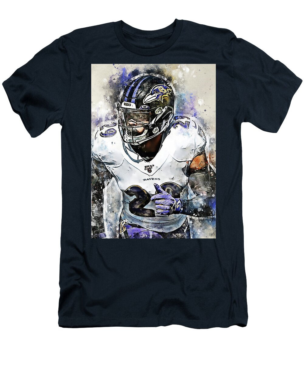 Football Art Seattle Seahawks Player Earl Thomas Iii Earlthomasiii Earl Thomas Earl Thomas Earl Wint Wrenn Huber T-Shirt