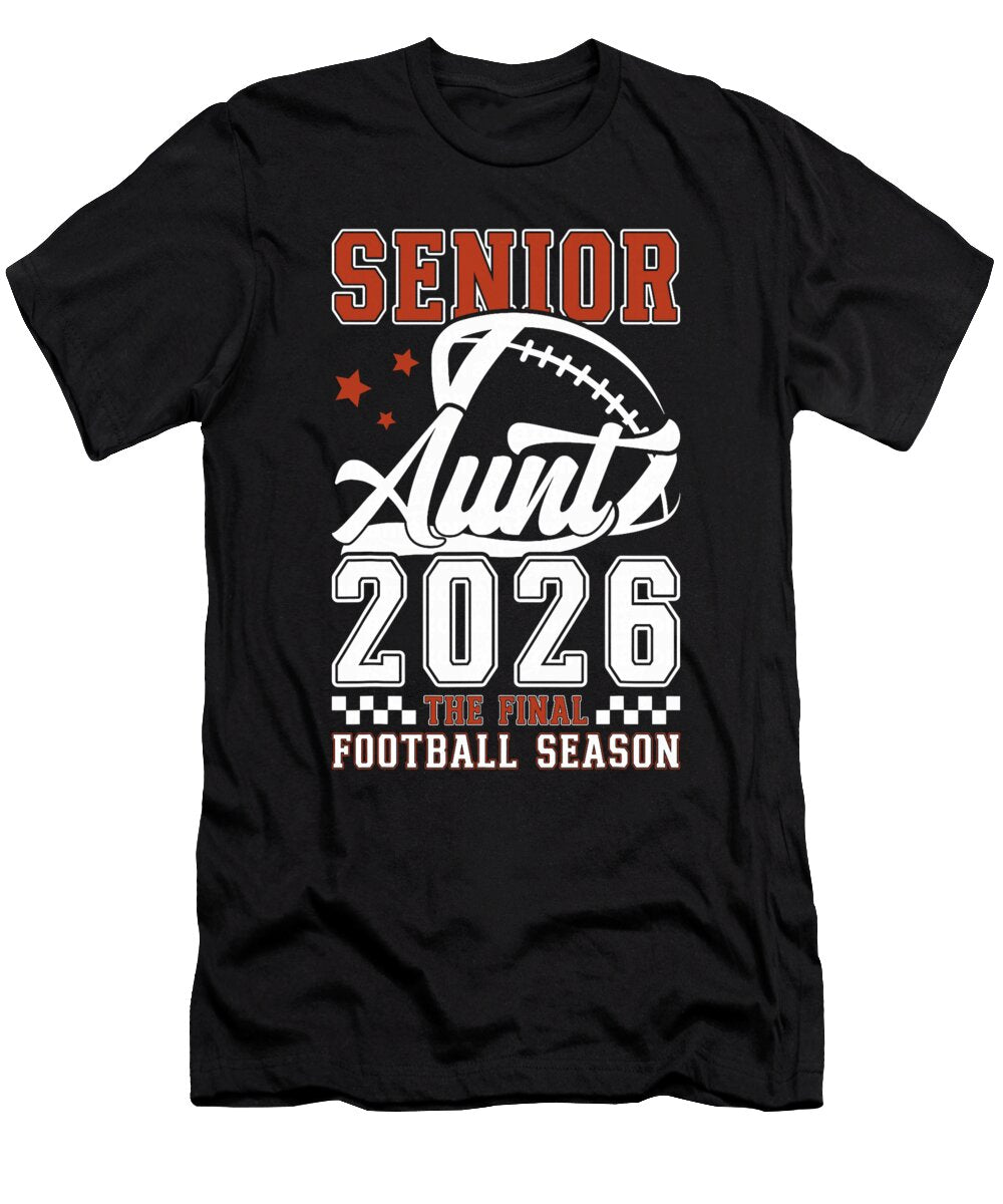 Football Senior Aunt 2026 Football Senior Auntie Coami Tacti T-Shirt
