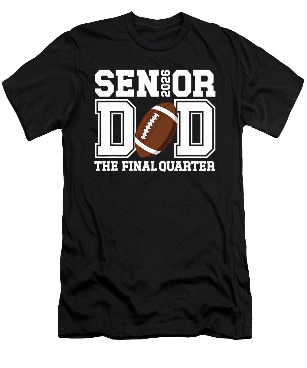 Football Senior Dad 2026 Proud Football Senior Coami Tacti T-Shirt