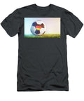 Football Soccer Ball with Flag of Germany on Grass Michal Bednarek T-Shirt