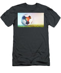 Football Soccer Ball with Flag of Portugal on Grass Michal Bednarek T-Shirt